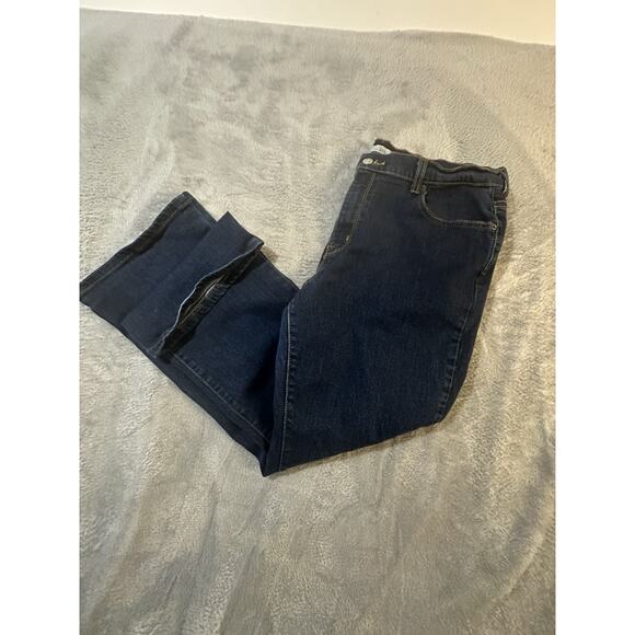 Levi’s Women’s 515 Bootcut Jeans Dark Wash Size 16 Short Mid Rise Stretch Denim - Picture 3 of 9
